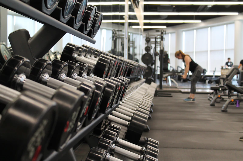 Modern fitness and sports facility with professional-grade equipment
